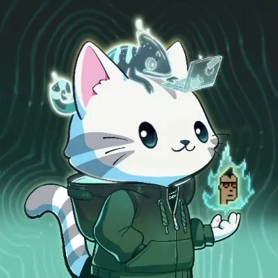 Jeff Yan's X profile picture, a cartoon cat